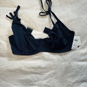 Abercrombie & Fitch Blue Bikini Top
